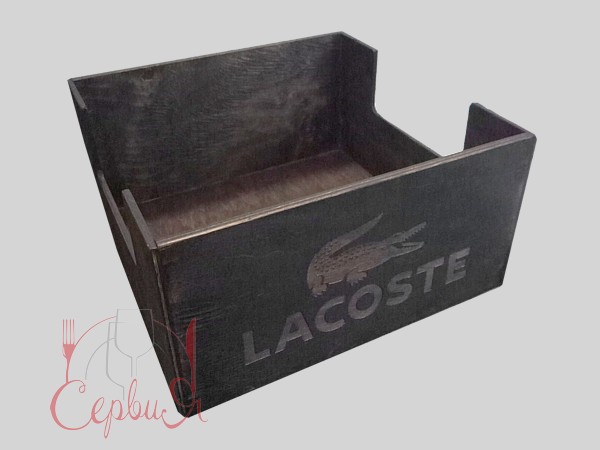 Органайзер дерев'яний для серветок 24х24см_2