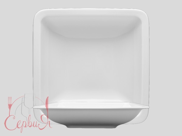 Тарілка глибока квадратна 19,5х19,5см 651 Like_2