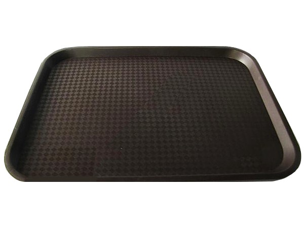Піднос 30х40см пластик коричневий18875_1