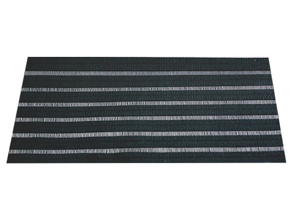 Сет під гаряче вініл 40х35см чорний з сіткою 18905_1