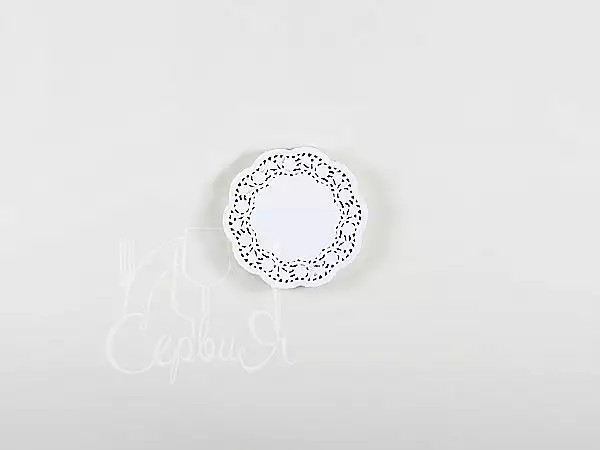 Серветка ажурна д.11,5см 100шт ПП_3
