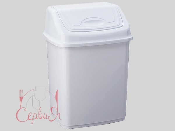 Ведро мусорное с качающейся крышкой 16л №3 Senyayla 4185_3
