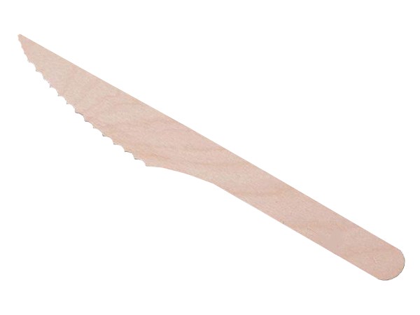 Ніж дерев'яний 16см 100шт KN 20122_1