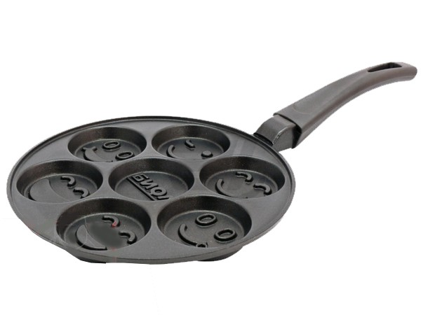 Пательня з антиприг. покриттям 24см для оладок СО-24П Смайли Біол_1