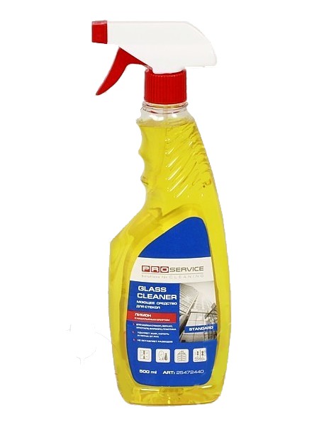 Засіб для скла з нашат. спірт. Лимон 500мл PRO 25472442 SD_1