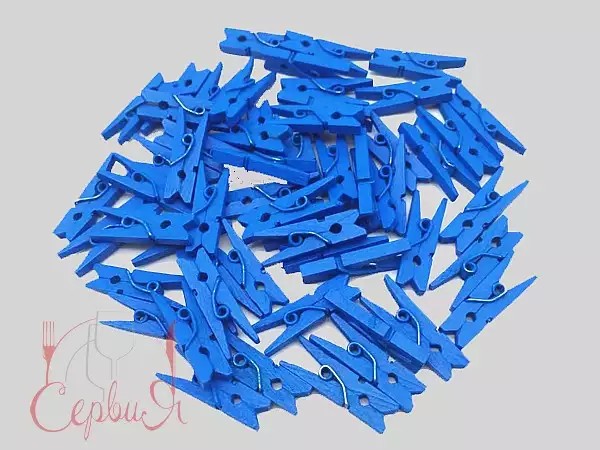 Прищіпка-міні дерев'яна декор.голуба 3,5см_2