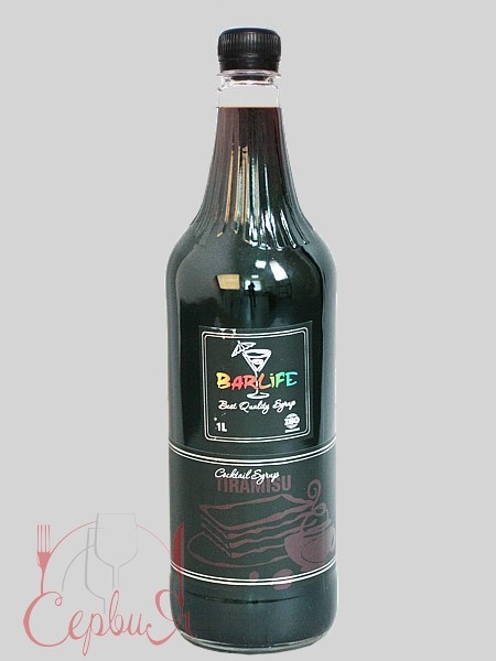 Тірамісу сироп 1л (ПЛАСТ.БУТ.) Barlife_2