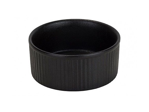 Салатник с рельефом 12,2х5,2см Yara Black Ramekin C&T 2421012_1