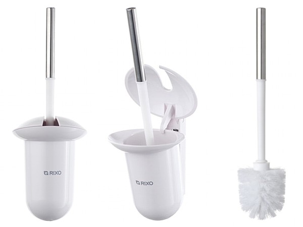 Щітка для унітаза настінна біла Maggio TB400W RIXO_1