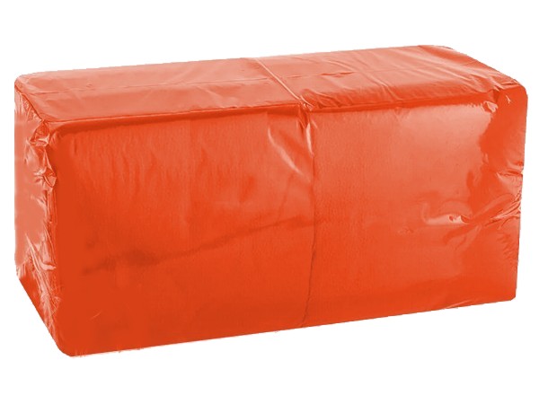 Серветка двошарова помаранчева 33х33см 200шт NL548 КПК_1