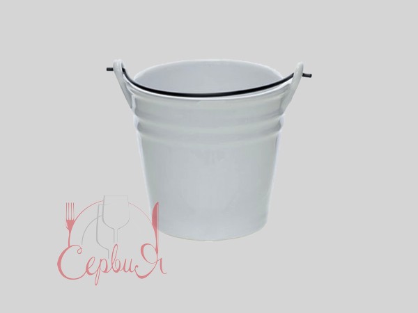 Ведерко для подачи снеков  д.10 белое 9428010 C&T_2