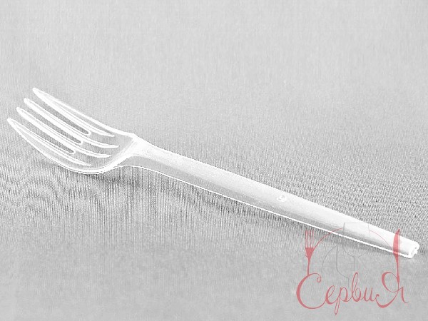 Виделка столова прозора 100 шт_2