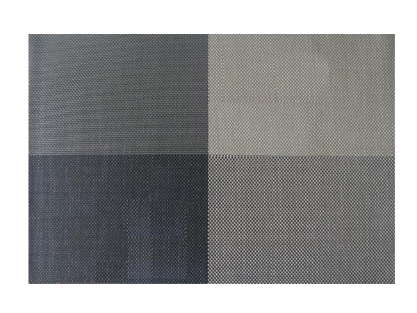 Сет під гаряче вініл 40х35см клітина чорно-біла 17410_1