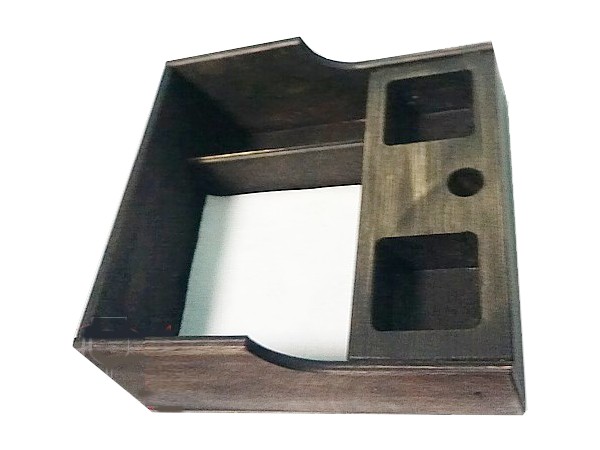 Органайзер спеції + салфетки дерев'яний 19х19см АР_1