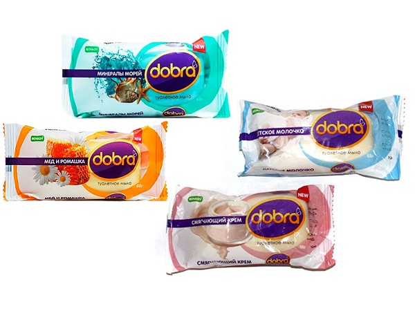 Мило туалетне Dobra асорті 60г_1