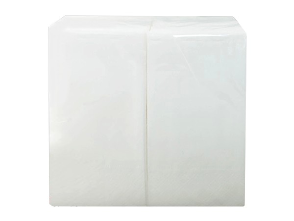 Серветка одношарова біла 1/8 складання 33х33см 150шт NL006=014 КПК_1