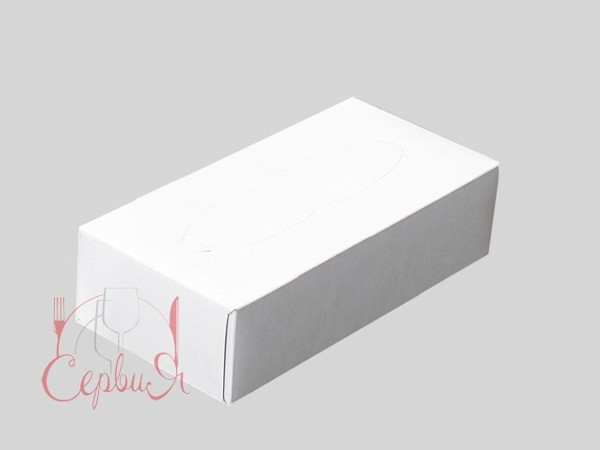 Серветка тришарова біла 20х17см Smart 50шт у боксі Point СКБ-3/50_3