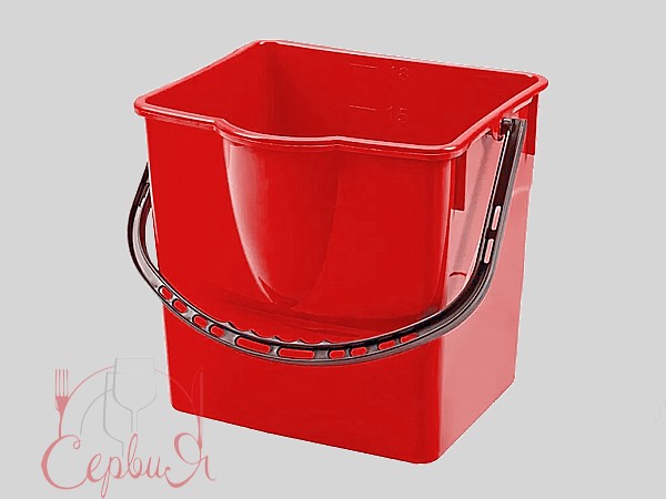 Відро (для візка СК759-Т)запасне 18л HSK809-R червоне_2