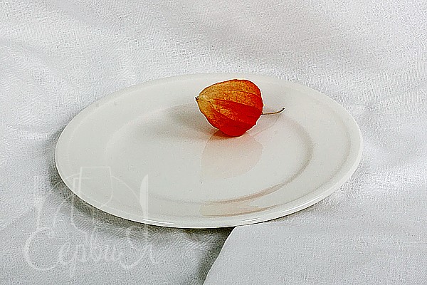 Тарілка плоска д.190мм Bistro (слонова кістка)_2