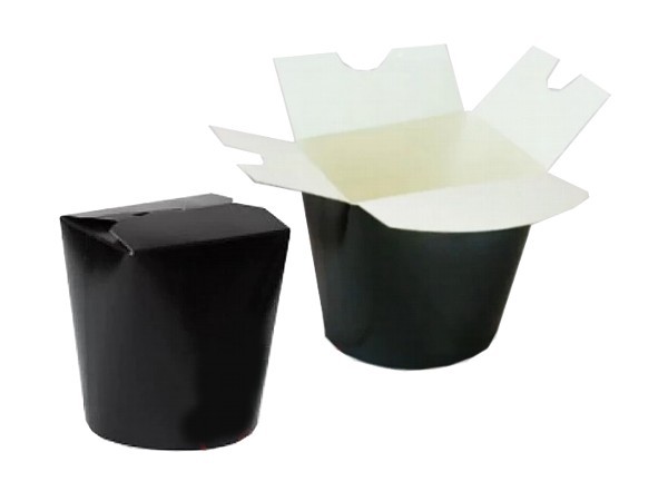 Коробка папер. для лапши  500мл чорна 1РЕ 10шт 011950_1