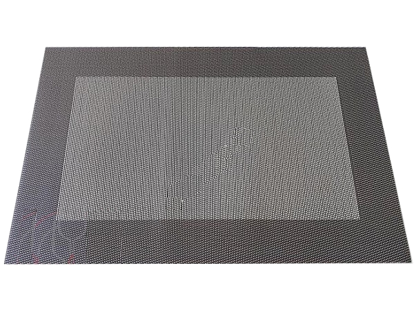 Сет під гаряче вініл 30х45см сірий квадрат 20102_1