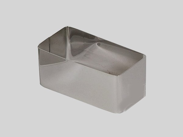 Форма прямокутна для формування гарнірів і салатів 80х40мм, h35мм_2