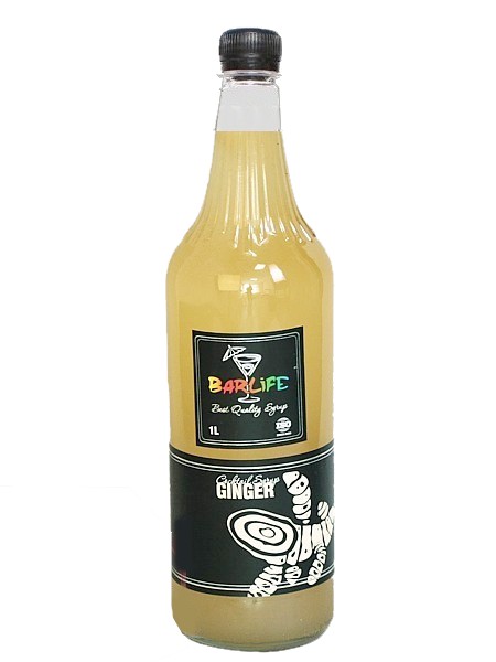 Імбир сироп 1л (ПЛАСТ.БУТ.) Barlife_1