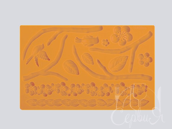 Молд кондитерський 13*20 "Веточка" 17069_2