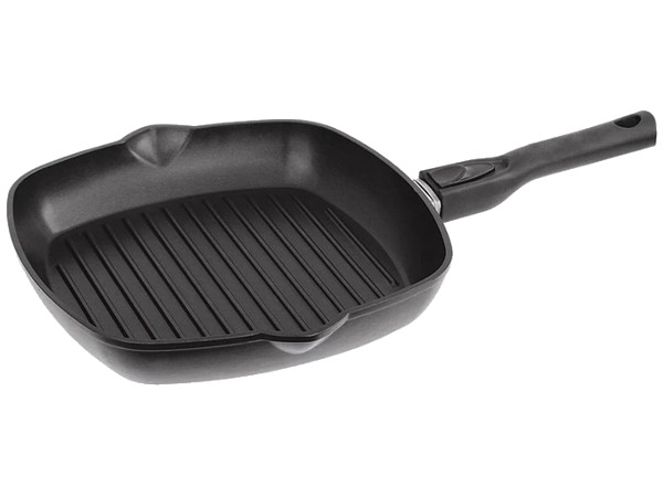 Сковорода-гриль з антипригарним покриттям ручка, що знімається 28 см 2814П Біол_1