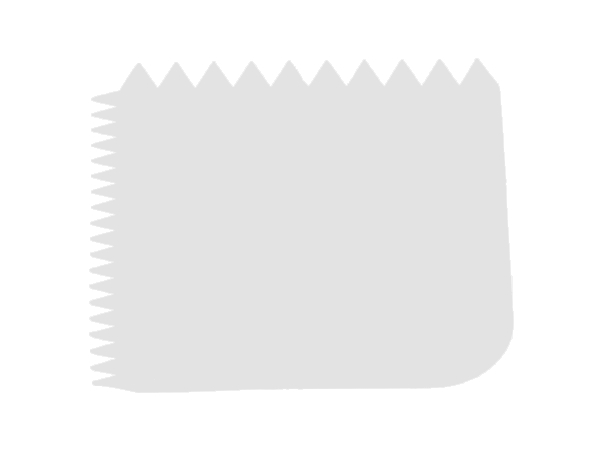 Скребок пластиковий кондитерський 8058 10х10см 15966_1