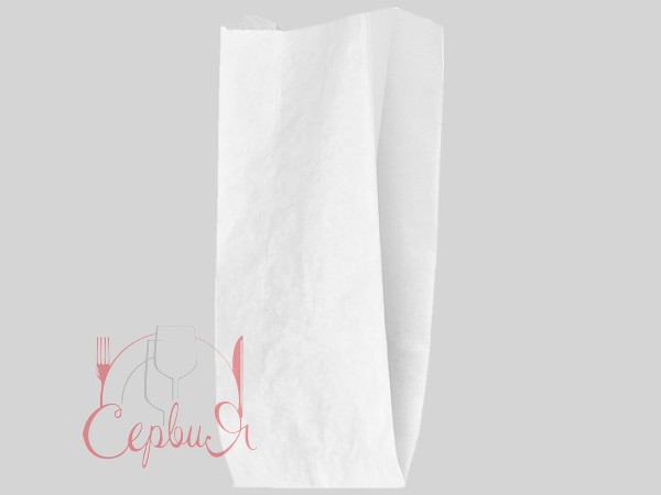 Пакет паперовий 220х100х30мм білий для шаурми СТ_2