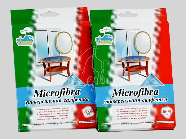 Салфетка мікрофибра універсальна 0498 Domi_2