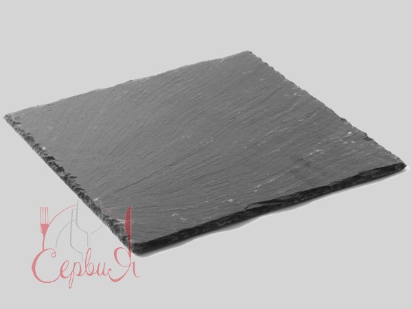 Блюдо сланцевое, квадратное 200x200x5мм арт.424643 Hendi_2