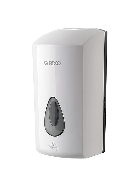 Дозатор мила рідкого сенсорний білий 1000мл RIXO SА018W_1