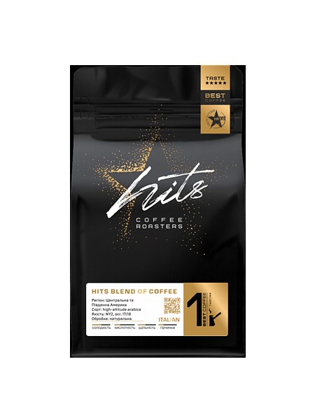 Кава в зернах Hits Italian 250г_1