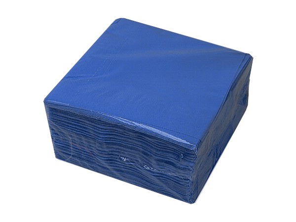 Серветка двошарова синя  33х33см 100шт NL525 КПК_1