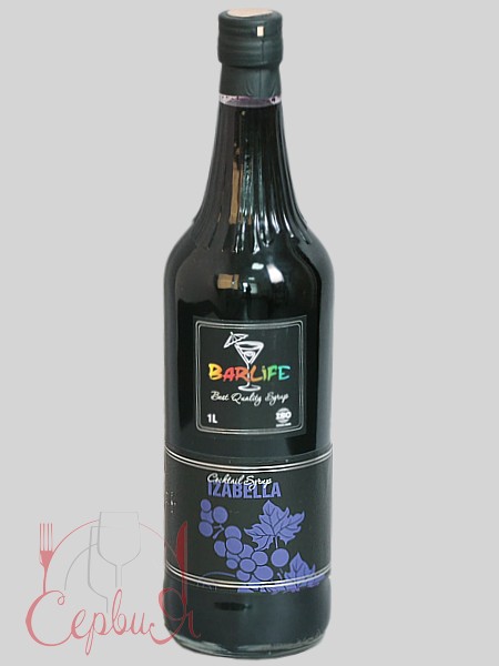 Изабелла сироп 1л Barlife_2