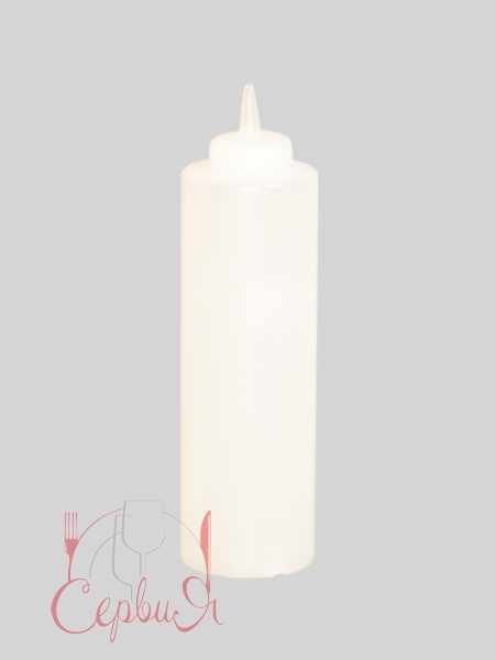 Пляшка пластикова з носиком біла 720мл 966 МАК_2