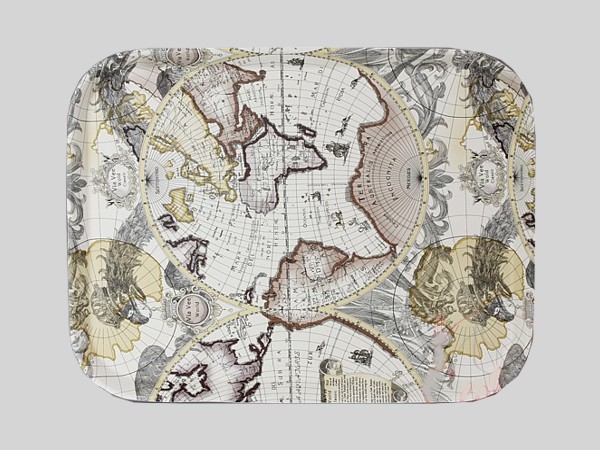 Піднос нековзний 35х45см Глобус_2