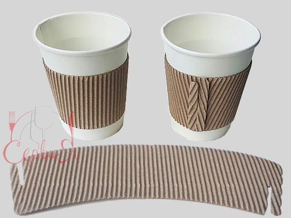 Термопояс картон. для паперового стакана100шт ПП_2