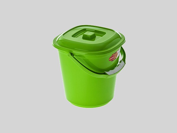 Відро пластикове квадратне з кришкою №1 5л 3050_2