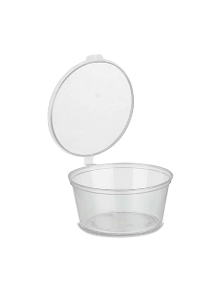 Соусник РР прозор. з кришкою 80мл NEW 50шт 011913_1