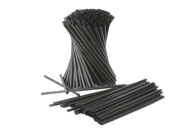 Соломка фреш 21смх7мм без згину чорна 500шт СП_1