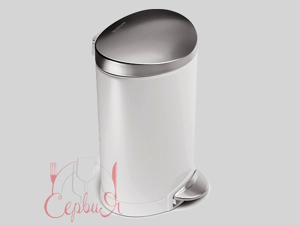 Ведро-урна с педалью 6л  CW1835CB_2