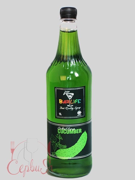 Огірок сироп 1л (ПЛАСТ.БУТ.) Barlife_2