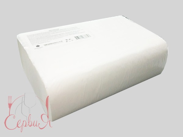 Рушник 1сл Z-Z біле 180шт Standart PRO 33700250_2