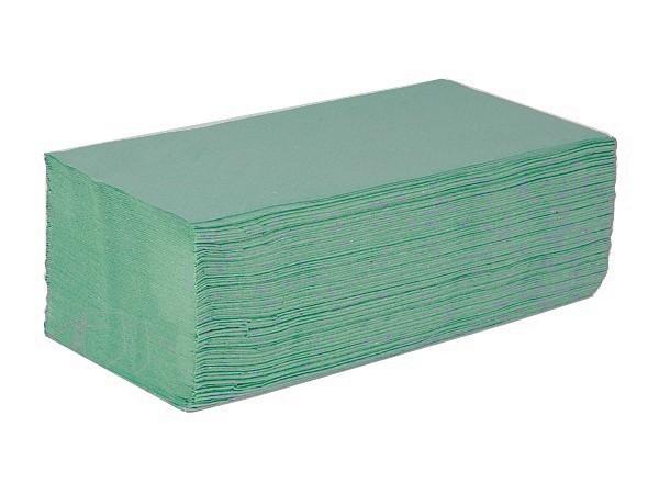 Рушник 1шар Vскладення зелене 160шт Servia PRO M_1