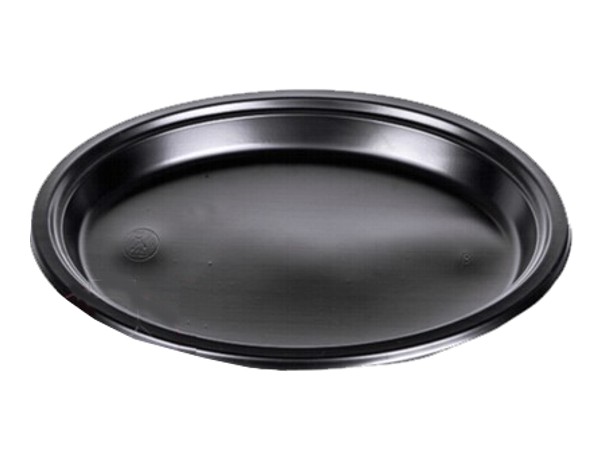 Тарілка 260мм ПРЕМІУМ чорна 50шт А_1