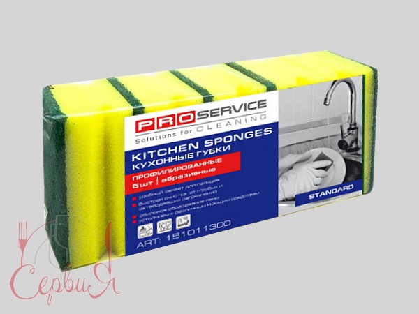 Губки універсальні профіловані PRO 15101300 5шт_2