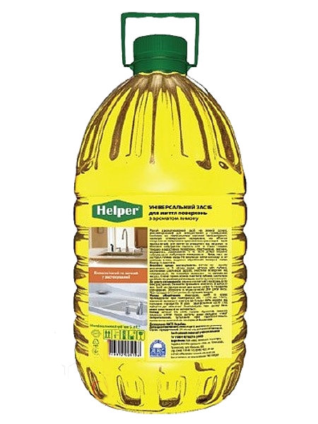 Універсальний засіб для миття поверхонь Лимон 5л Helper 190700186_1